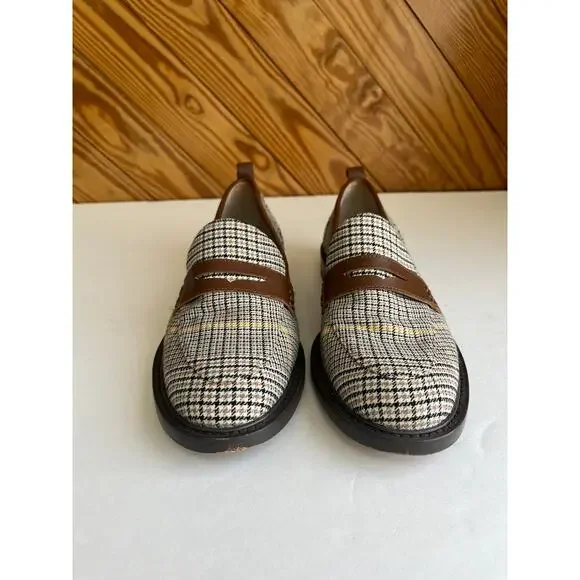 Ann Taylor Houndstooth Penny Loafer Size 7.5 - Picture 4 of 6